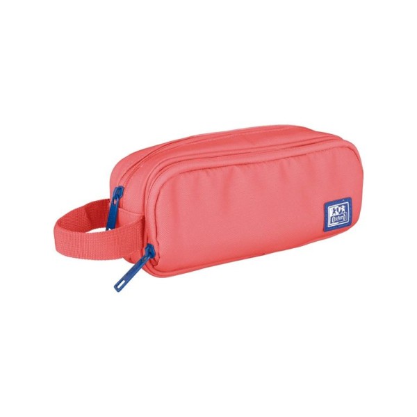ESTOJO ESCOLAR OXFORD B-SMART TRIPLO ROSA
