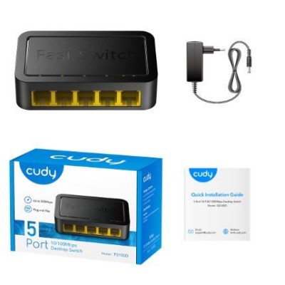 SWITCH CUDY FS105D 5P 10/100