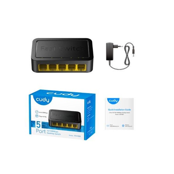 SWITCH CUDY FS105D 5P 10/100