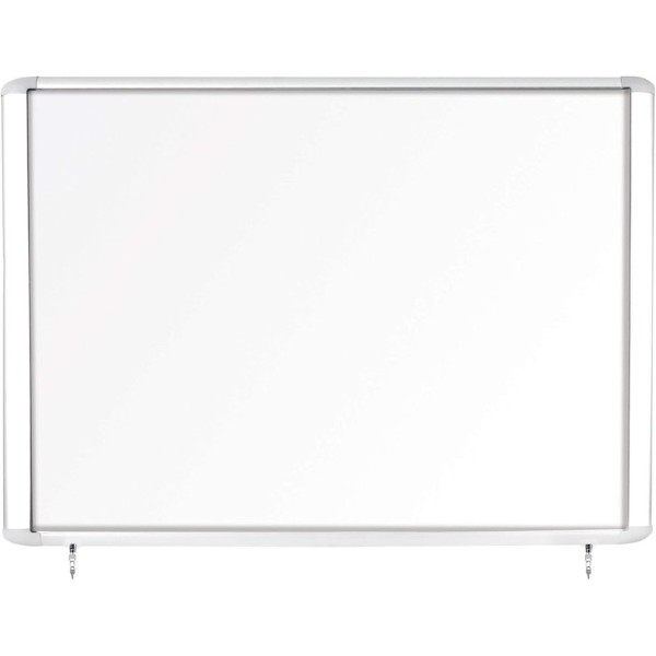VITRINE DE PAREDE PARA EXTERIOR  / PORTAS DE CORRER EM VIDRO C/ FECHADURA 978x673mm (LxA) 8xA4 - MAGNETICA