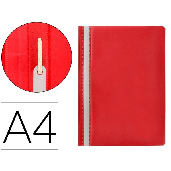 CLASSIFICADOR QC C/ FERRAGEM PP CAPA TRANSP. VERMELHO