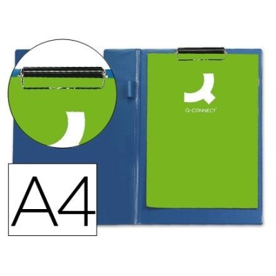 CLIP BOARD (PRANCHETA) PLASTICO A4 C/ MINICLIP - AZUL