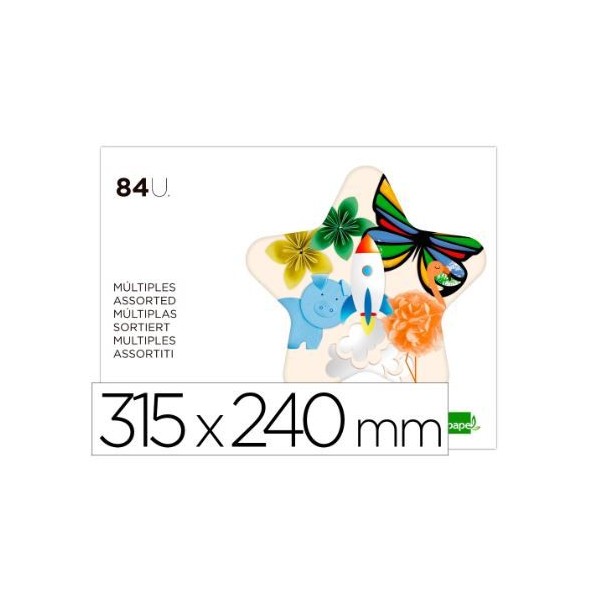 BLOCO TRABALHOS MANUAIS LP DIVERSOS 315x240mm 84FLS