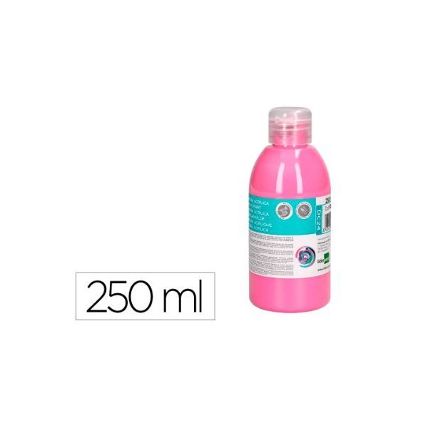 FRASCO TINTA ACRILICA LP 250ML ROSA