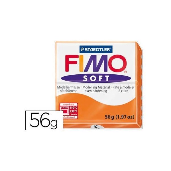 PASTA MODELAR FIMO SOFT 56/57gr. TANGERINA 42