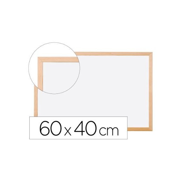 QUADRO PAREDE DE MELAMINA BRANCO 60x40cm