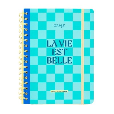 AGENDA ESPIRAL SEMANAL 2026 A5 MR WONDERFUL - LA VIE EST BELLE