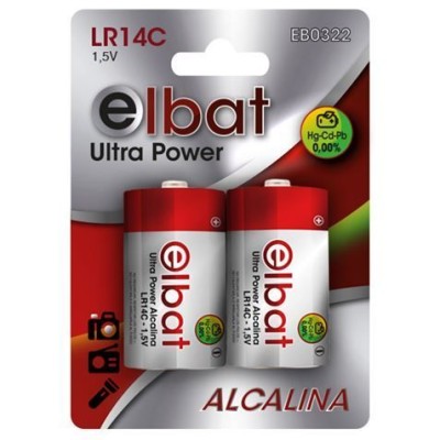 PILHA ALCALINA ELBAT LR14 C 1.5V  PACK_2