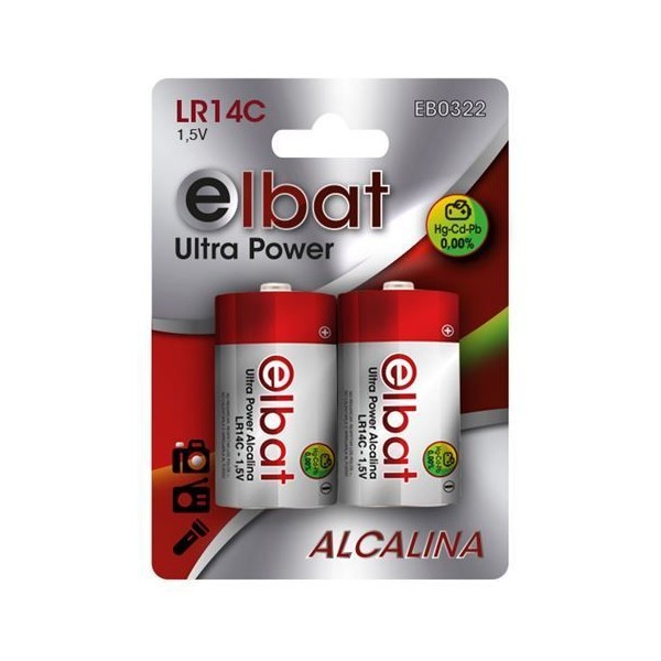 PILHA ALCALINA ELBAT LR14 C 1.5V  PACK_2