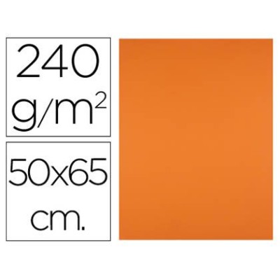 CARTOLINA 50x65cm 240/250gr. LARANJA