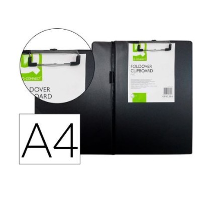 CLIP BOARD (PRANCHETA) PLASTICO A4 C/ MINICLIP - PRETO