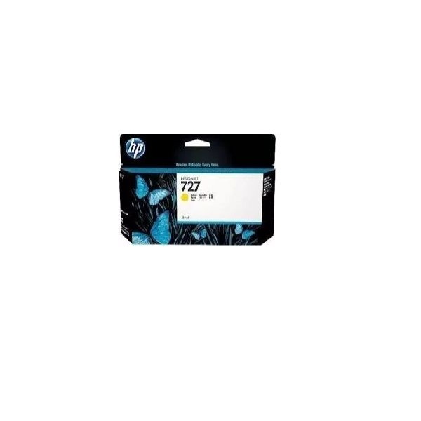 TINTEIRO HP Nº727 130ML  AMARELO ORIGINAL