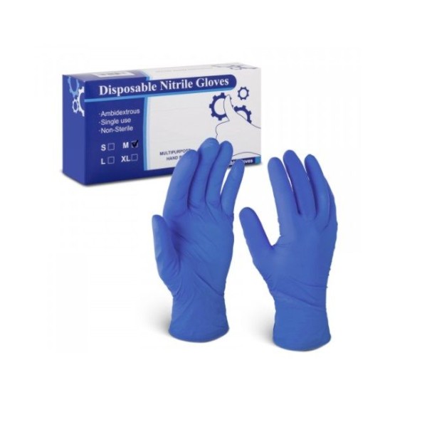LUVAS VINIL DESCARTAVEIS TAMANHO M Cx100