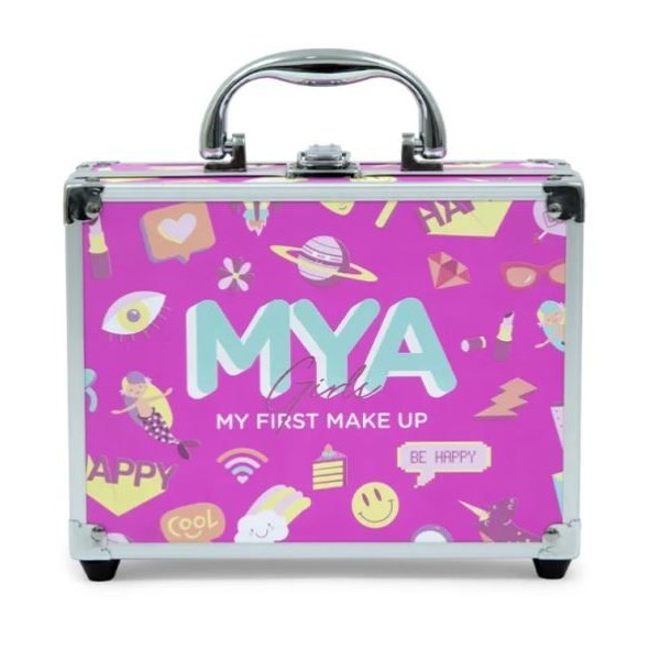 KIT C/ MALA DE MAQUILHAGEM MYA GIRLS - MY FIRST MAKE UP 