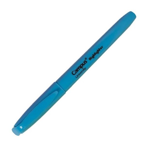 MARCADOR FLUORESCENTE CAMPUS PLUS UNIVERSITY "FINO" AZUL