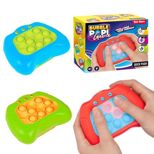 JOGO TOI-TOYS BUBBLE POP-IT ELECTRONICO CORES SORTIDAS  (S/ PILHAS 3xAAA)
