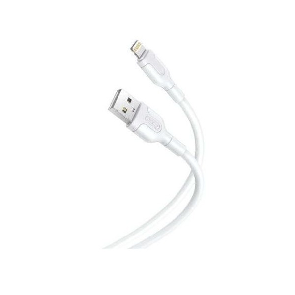CABO USB TIPO (A) P/ LIGHTNING  2.1A M/M 1MT - CARREGAMENTO / TRANSFERENCIA DE DADOS P/ IPHONE  - BRANCO