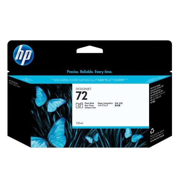 TINTEIRO HP C9370A  Nº72 PRETO FOTO ORIGINAL