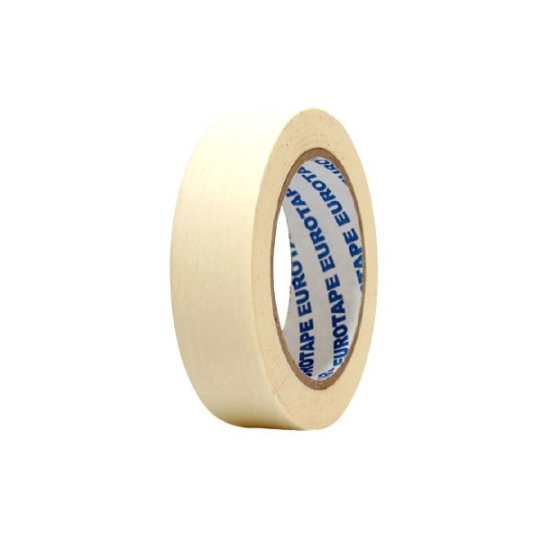FITA PAPEL KREP ADESIVA EUROCELL (PINTURAS) 25MMx50MT