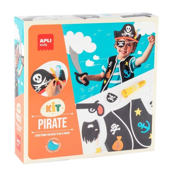 KIT DISFARCE DIY APLI KIDS PIRATA