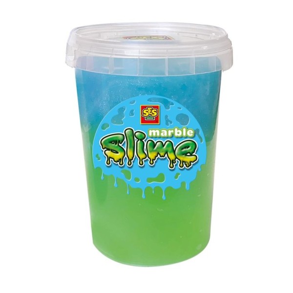 SLIME MARMORE VERDE E AZUL 200GR SES