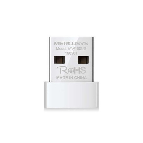 ADAPTADOR WIRELESS MERCUSYS USB NANO 150Mbps