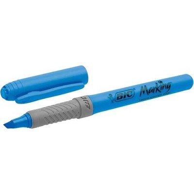 MARCADOR FLUORESCENTE BIC MARKING HIGHLIGHTER GRIP "FINO" 1.6 a 3.3mm AZUL