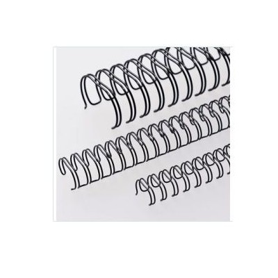 ARGOLA METALICA DUPLA (Nº10) 15,9MM (130FLS) PRETO