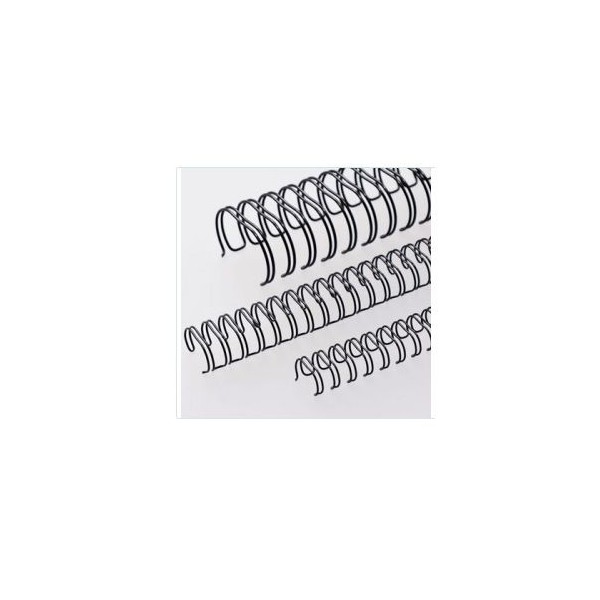 ARGOLA METALICA DUPLA (Nº10) 15,9MM (130FLS) PRETO