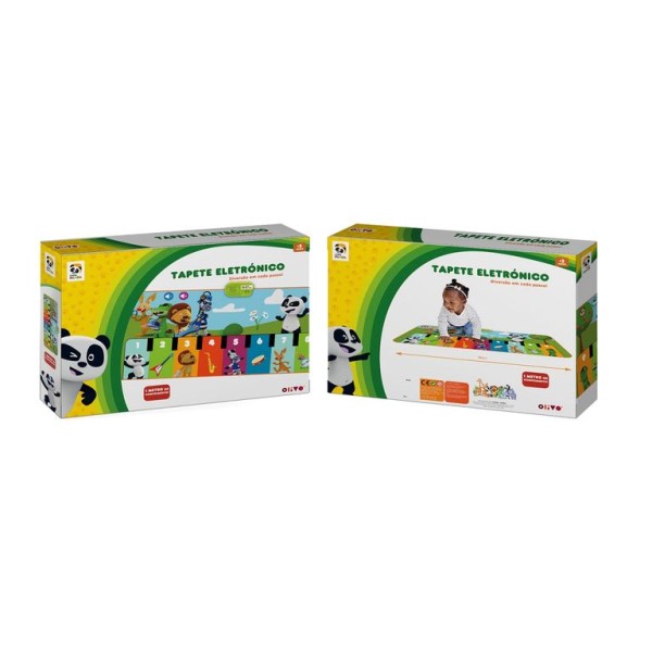 JOGO TAPETE ELETRONICO PANDA OLIVO 