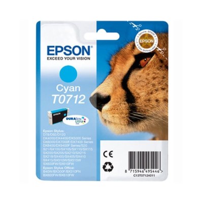 TINTEIRO EPSON T0712 CYAN ORIGINAL