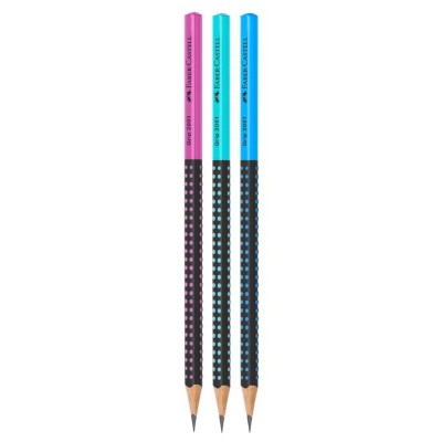 LAPIS GRAFITE FABER-CASTELL GRIP 2001 HB Nº2 SORTIDO