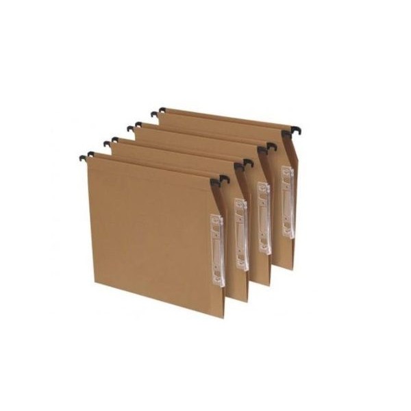 BOLSA P/ ARQUIVO SUSPENSO 146-H 390x250mm KRAFT  C/VISOR 150mm