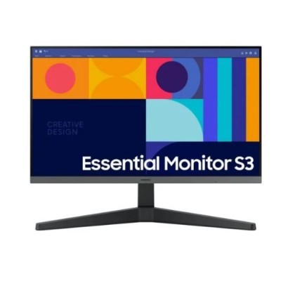 MONITOR SAMSUNG ESSENTIAL S3 27" - FULL HD - LCD - IPS - 16:9 - 100Hz - PRETO