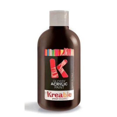 FRASCO TINTA ACRILICA TOY COLOR 500ML CASTANHO