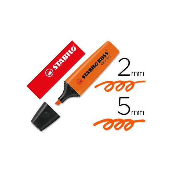 MARCADOR FLUORESCENTE STABILO BOSS 70/54 LARANJA