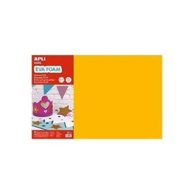 PLACA GOMA EVA APLI 40x60CM LARANJA