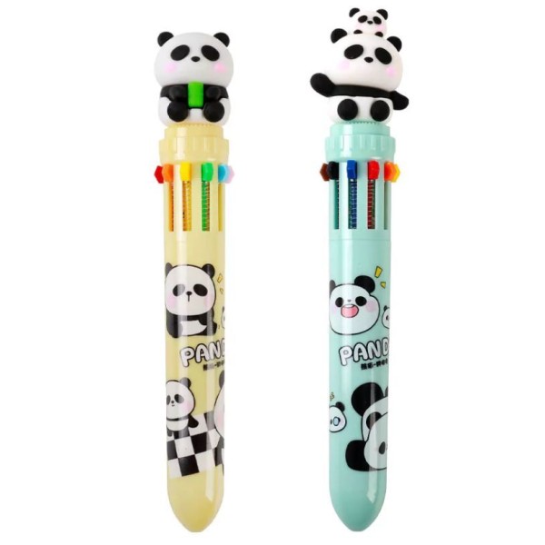 ESFEROGRAFICA DE 10 CORES I-TOTAL PANDA SORTIDO