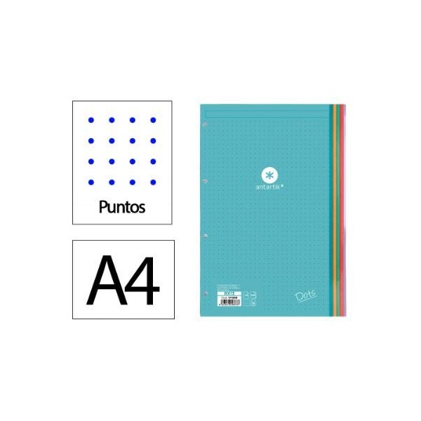 BLOCO RECARGA ANTARTIK A4 90gr. 100FLS C/ PONTOS