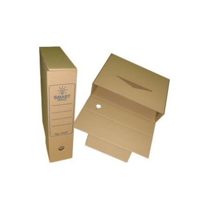 CAIXA ARQUIVO DEFINITIVO CARTAO MONTAVEL A4 340x250x80mm KRAFT