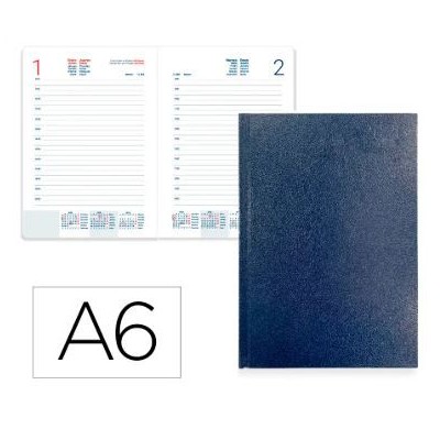 AGENDA ENCADERNADA DIARIA 2026 CORFU A6  CORES SORTIDAS