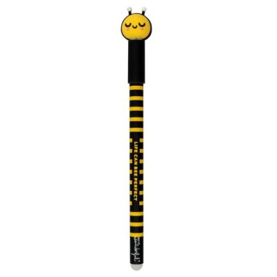 ESFEROGRAFICA APAGAVEL MR WONDERFUL BO-BO ABELHA - LIFE CAN BEE PERFECT 0,7mm AZUL