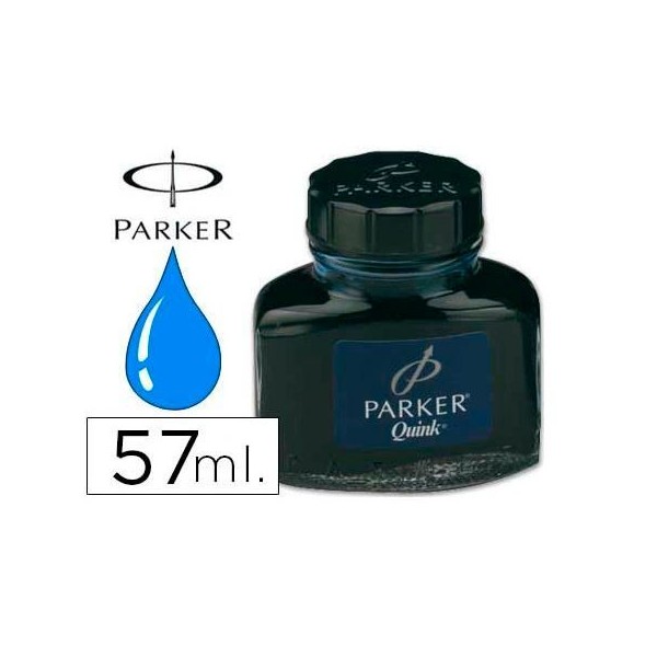 FRASCO TINTA PARKER QUINK PERMANENTE  67ML AZUL