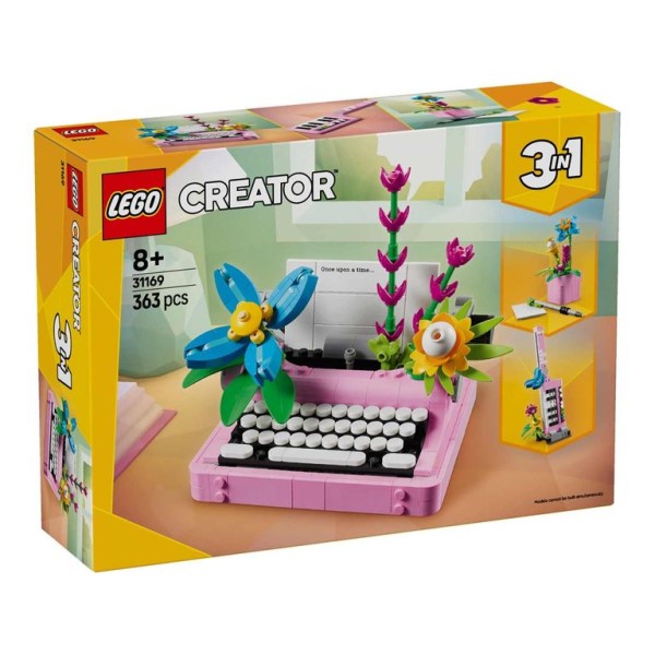 LEGO CREATOR 3-IN-1 MAQUINA DE ESCREVER COM FLORES