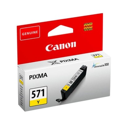 TINTEIRO CANON CLI-571 AMARELO ORIGINAL