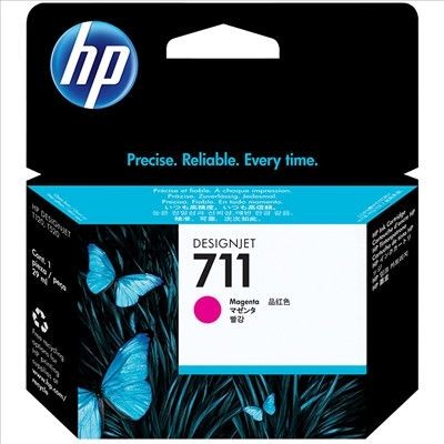 KIT 3 TINTEIROS HP 711 MAGENTA (29ML) ORIGINAL