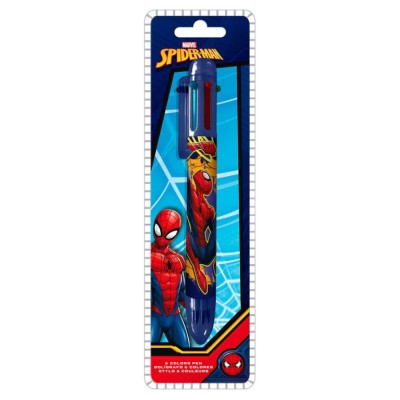 ESFEROGRAFICA MARVEL SPIDER-MAN RETRATIL 6 CORES  