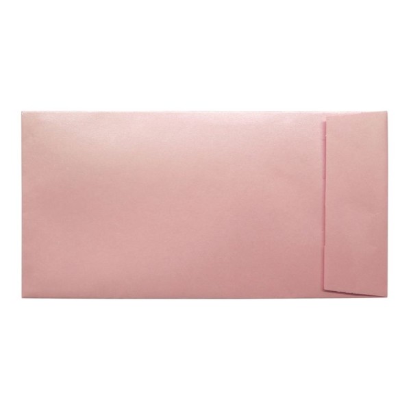 ENVELOPE METALIZADO SIMPLY DESIGN DL ROSA C/ ABERTURA LATERAL 110x220mm 