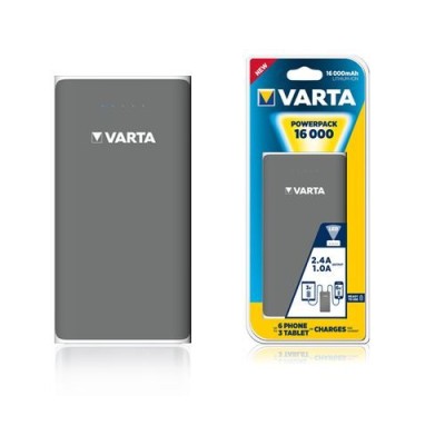 POWER BANK  "GRANDE" VARTA 16000mAh CINZA