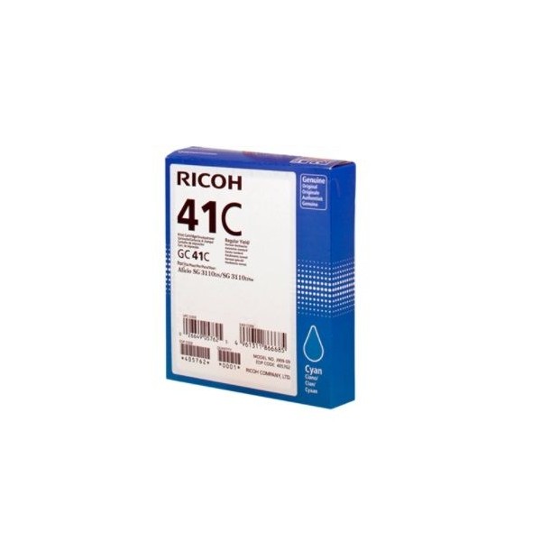 TINTA GEL RICOH TYPE GC-41 CYAN  2.2K ORIGINAL